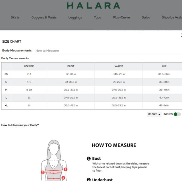 HALARA Crossover Pocket Leggings SMALL - Picture 2 of 4